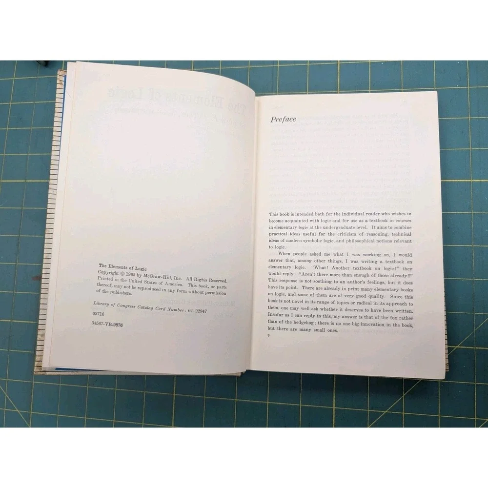 The Elements of Logic by Stephen F. Barker, Department of Philosophy Hardback